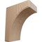 Ekena Millwork 5 1/4"W x 8"D x 10"H Clarksville Bracket, Mahogany BKTW05X08X10CVGM - alternate 1